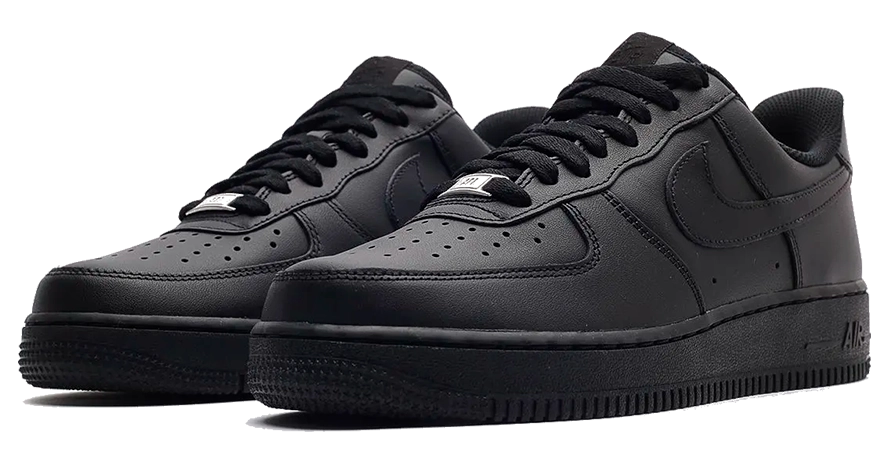 Кросівки чоловічі Nike Air Force 1 '07 CW2288-001 весна-осінь шкіра чорні