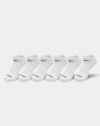 Шкарпетки Nike Everyday Plus Cushioned Training No-Show Socks SX6898-100 6 пар білі