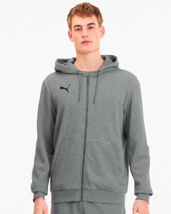 Кофта чоловіча Puma teamGOAL 23 Hooded Jacket 656708 33 сіра