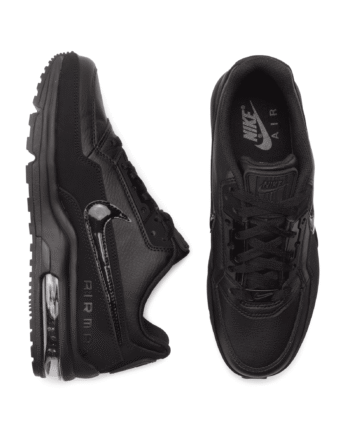 Кроссовки мужские Nike Air Max LTD 3 687977-020 весна-осень кожа текстиль черные