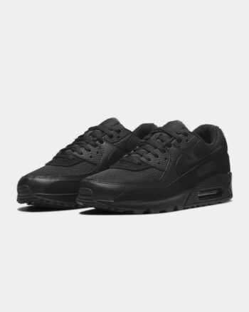 Кроссовки мужские Nike Air Max 90 CN8490-003 весна-осень кожа текстиль черные