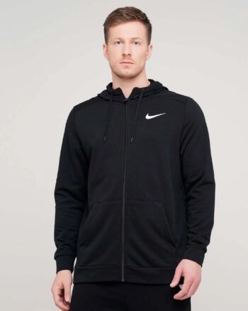 Кофта чоловіча Nike Df Hdie Fz Fl CZ6376-010 чорна