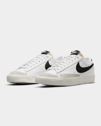 Кроссовки женские Nike Blazer Low '77 DC4769-102 весна-осень кожа замша белые