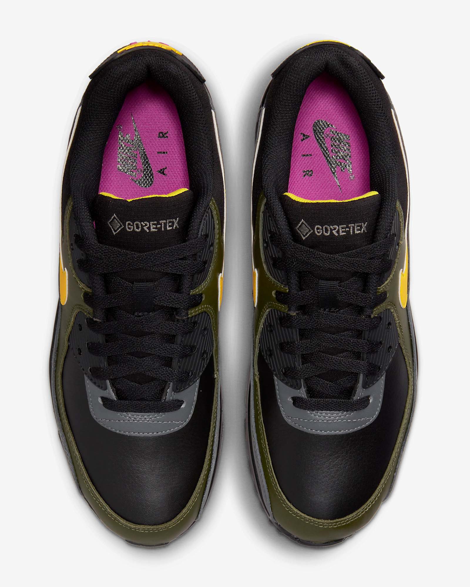 きよ Nike Air Max Plus Кроссовки мужские Nike Air Max 90 GTX DJ9779-001 весна-осень кожа