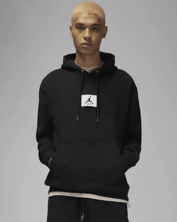 Толстовка чоловіча Jordan M J Ess Stmt Flc Po DQ7338-010 фліс чорна