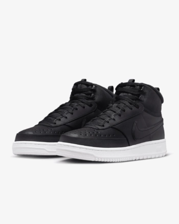 Кросівки черевики чоловічі Nike Court Vision Mid Winter DR7882-002 зима шкіра синтетика чорні