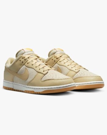 Кроссовки мужские Nike Dunk Low DZ4513-200 весна-осень кожа бежевые