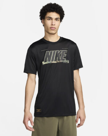 Футболка мужская Nike Dri-Fit Tee Rlgd Camo Gfx FV8370-010 черная