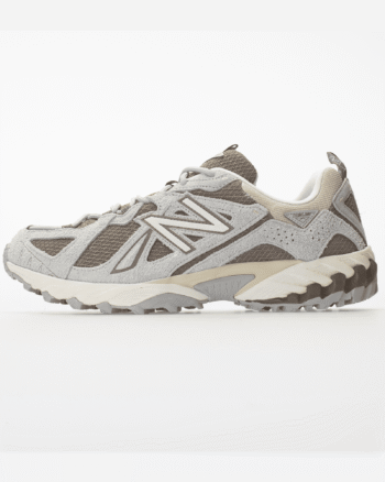 Кроссовки мужские New balance 610 ML610TE весна-лето замша текстиль сетка серо-коричневые
