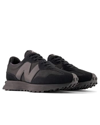 Кросівки чоловічі New Balance MS327CTB весна-осінь замша текстиль чорні