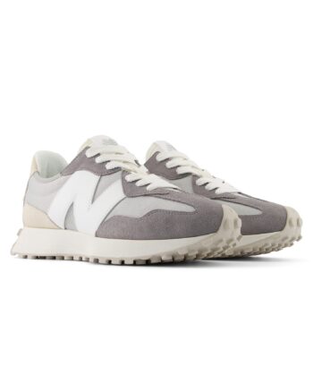 Кроссовки мужские New Balance 327 U327FF весна-лето замша текстиль серые