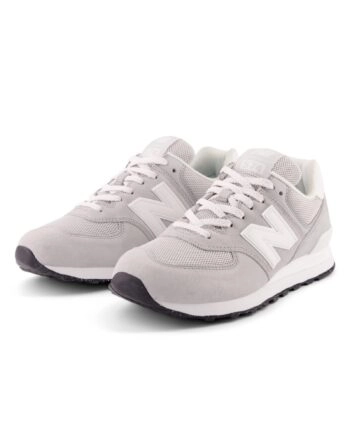 Кроссовки мужские New Balance 574 U574BGE весна-лето сетка замша текстиль серые