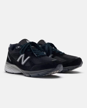 Кросівки чоловічі New Balance 990v4 Made in USA U990BL4 весна-осінь замша чорні