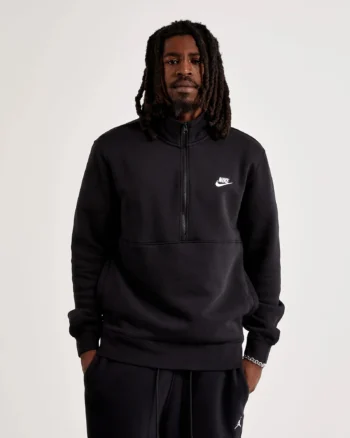 Кофта чоловіча Nike Sportswear Club BB 1/2-Zip DD4732-011 чорна
