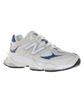 Кросівки жіночі New Balance 9060 U90601KA весна-осінь текстиль замша біло-сині
