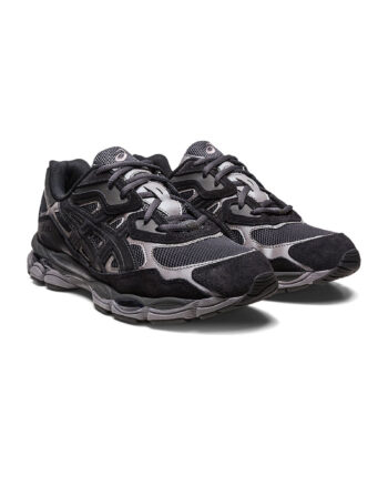 1201A789 020 1 Кросівки унісекс Asics Gel NYC 1201A789-020 весна-літо замша сітка чорно-сірі